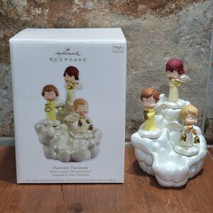 Hallmark Singing Heavenly Harmony Marys Angels Figurine 2012